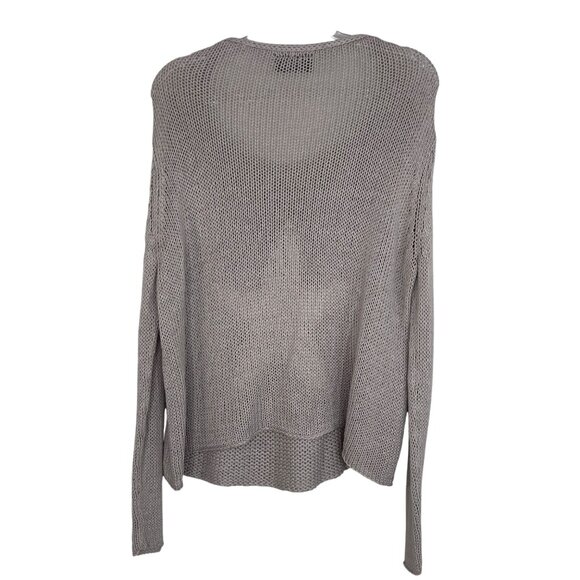 Wooden Ships Star Crewneck Sweater Gray & White Size Small / Medium - Picture 2 of 8